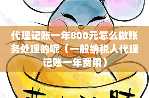 代理记账一年800元怎么做账务处理的呢（一般纳税人代理记账一年费用）