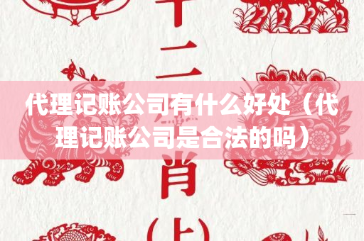 代理记账公司有什么好处（代理记账公司是合法的吗）