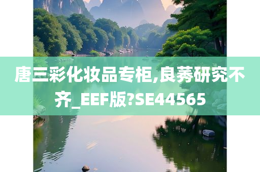 唐三彩化妆品专柜,良莠研究不齐_EEF版?SE44565