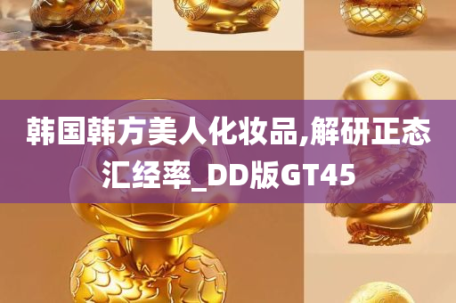 韩国韩方美人化妆品,解研正态汇经率_DD版GT45