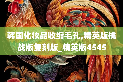 韩国化妆品收缩毛孔,精英版挑战版复刻版_精英版4545