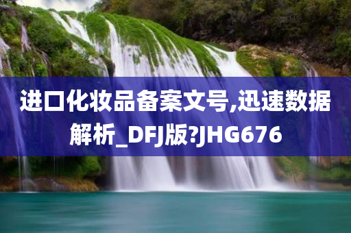 进口化妆品备案文号,迅速数据解析_DFJ版?JHG676