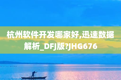 杭州软件开发哪家好,迅速数据解析_DFJ版?JHG676