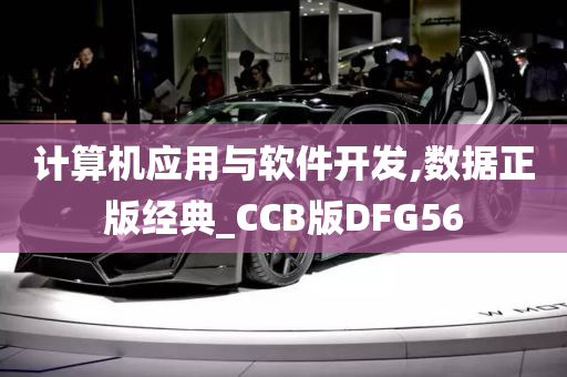 计算机应用与软件开发,数据正版经典_CCB版DFG56